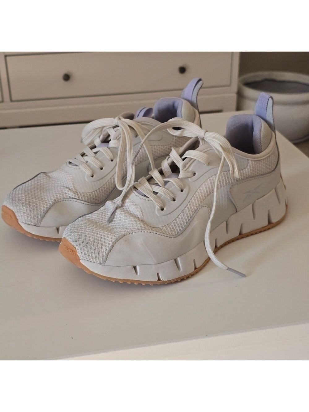 Reebok Stylish Women's Sneakers in White and Gray